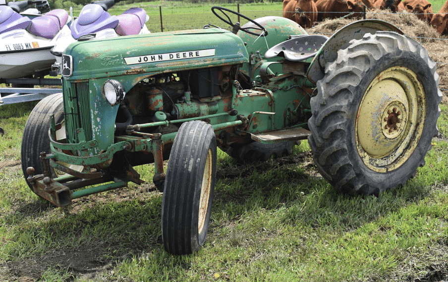 Ford 8N painted like a John Deere