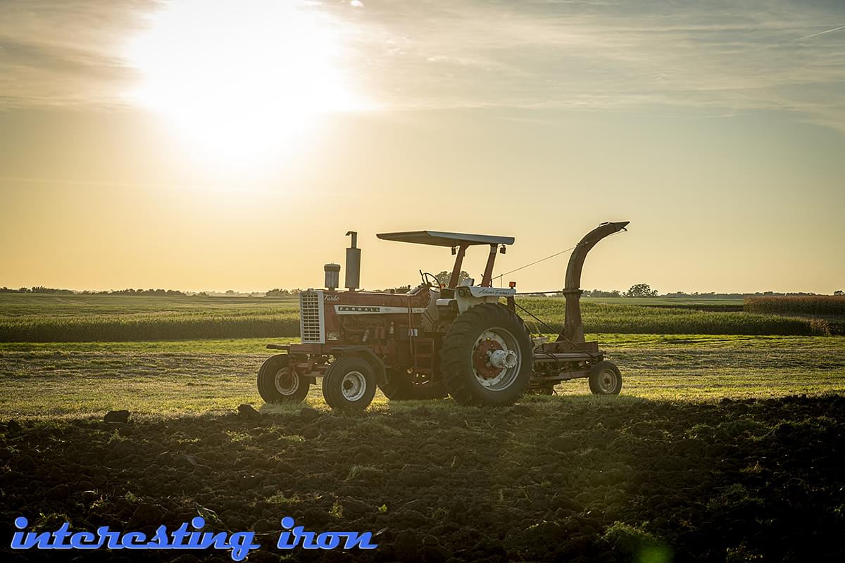 Farmall 1206 at sunset