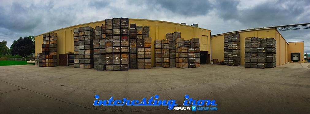 stacks of wooden apple boxes Boxes