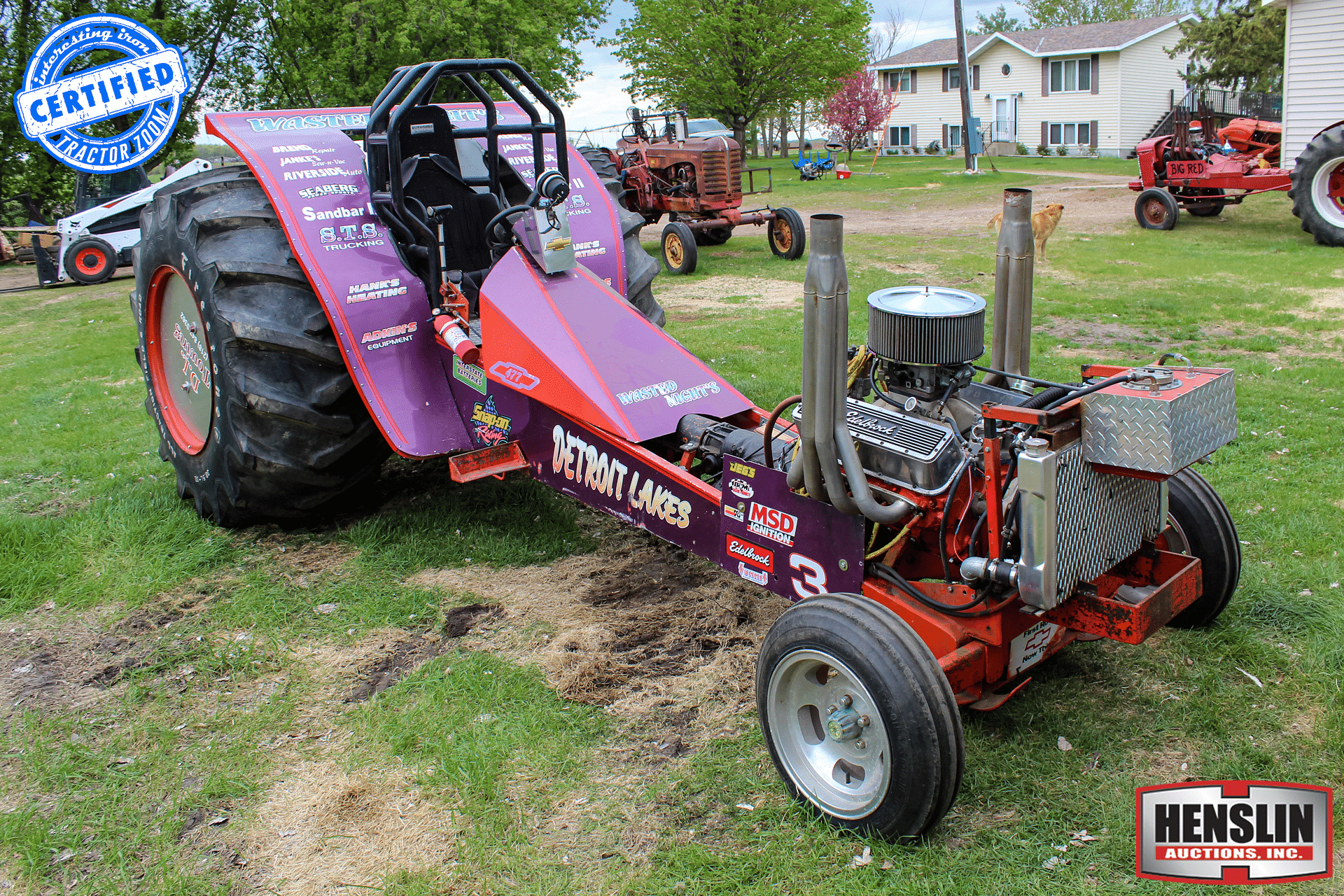 Wasted Nights modified pulling tractor