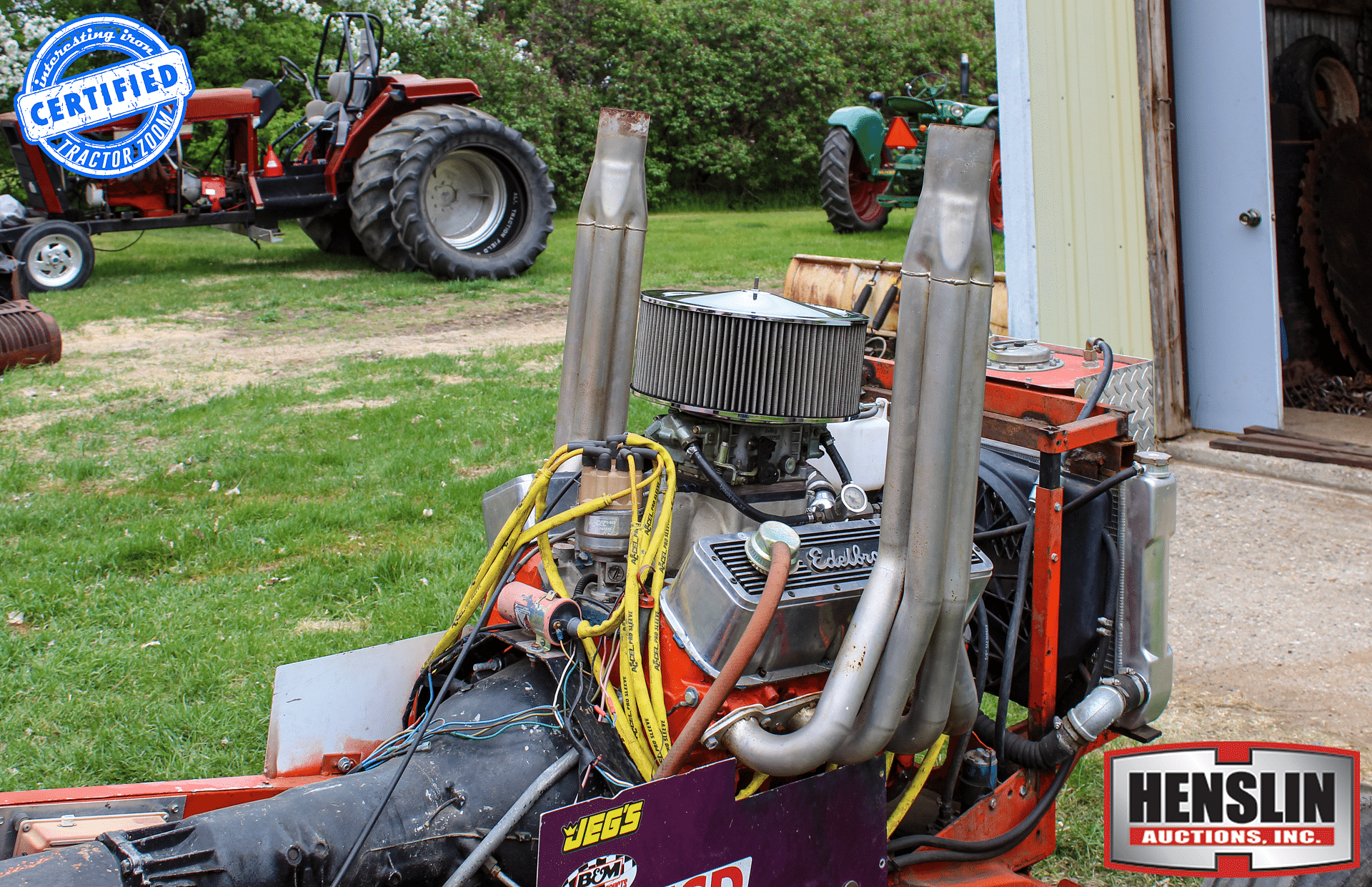 Wasted Nights modified pulling tractor