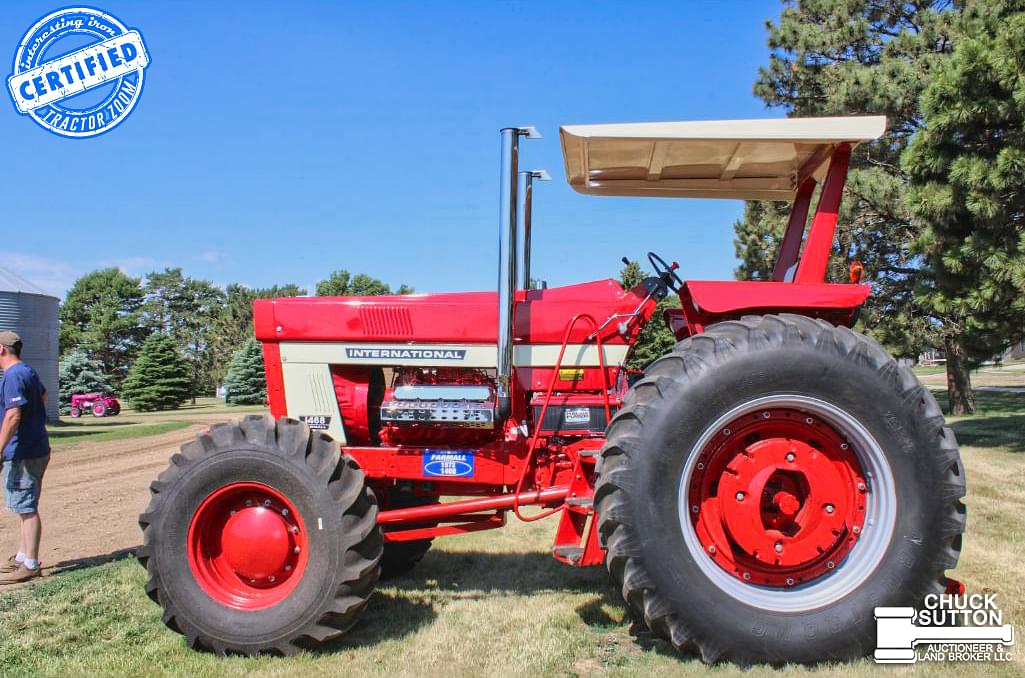 International Harvester 1468 tractor at auction IH 1468 with a Coleman FWA front axle interesting tractor