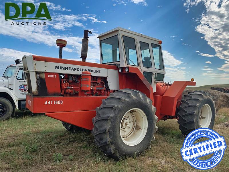 Interesting Minneapolis Moline tractor selling at auction Minneapolis Moline A4T-1600 interesting tractor at auction