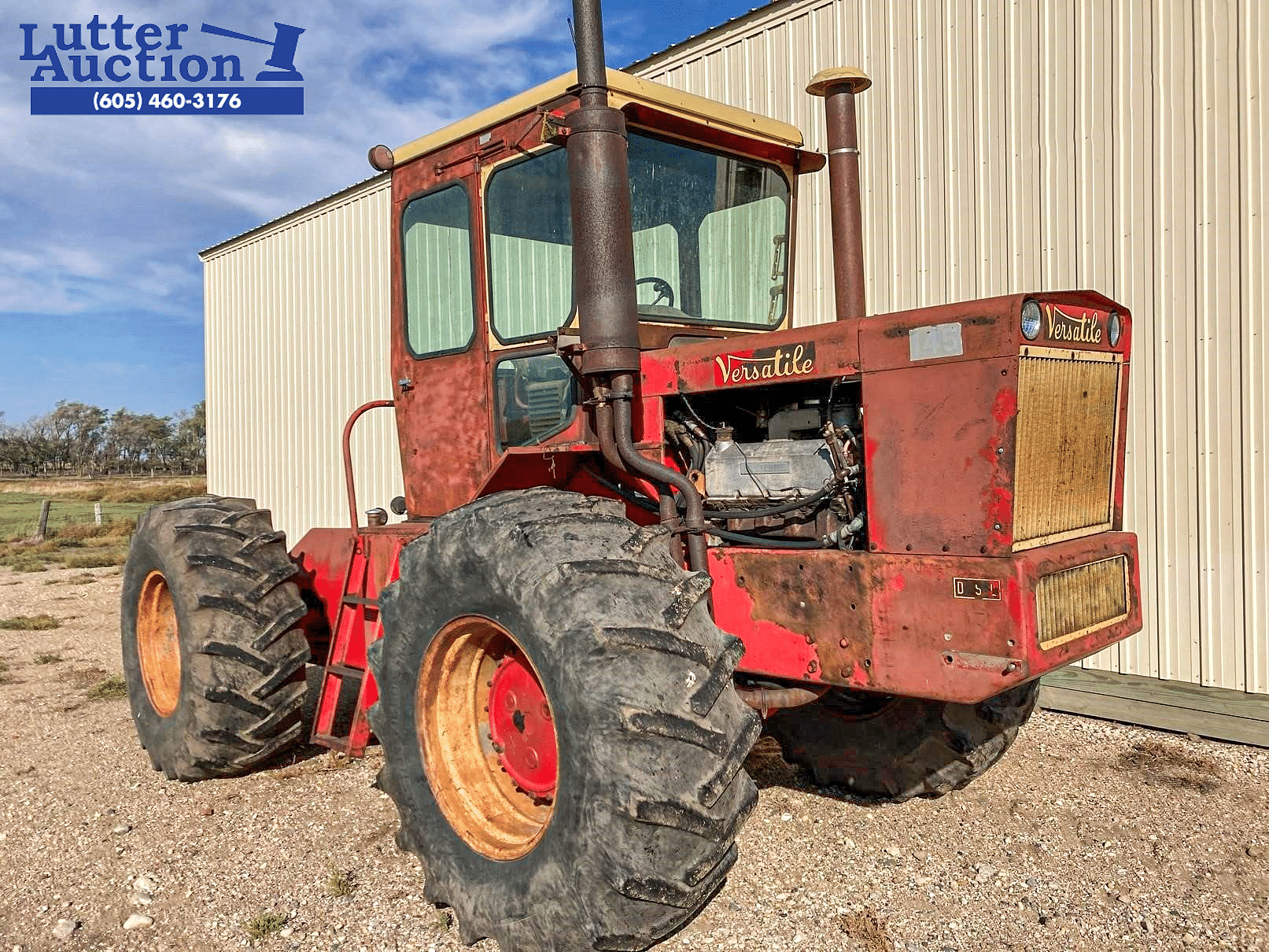 Versatile 145 tractor on auction