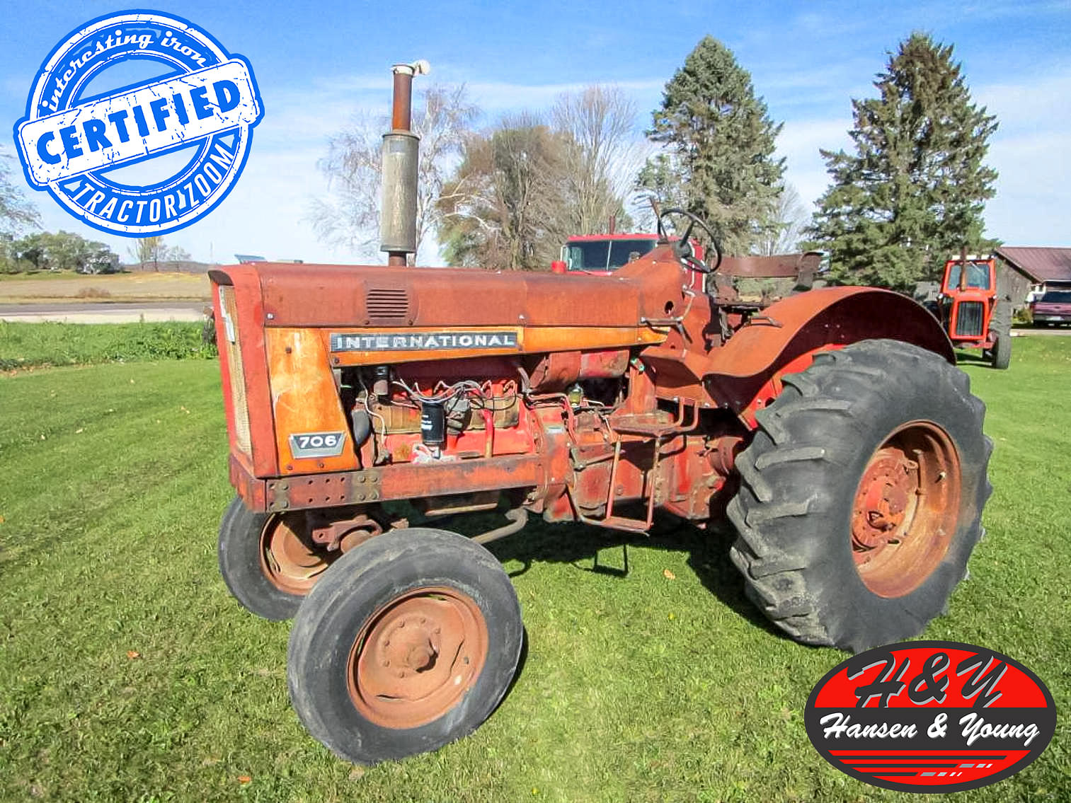 IH Wheatland tractors at auction