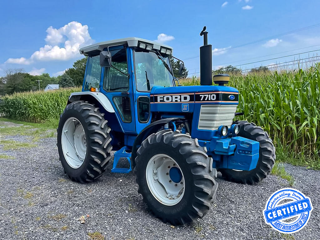 Ford 7710 Series II tractor prepped for auction
