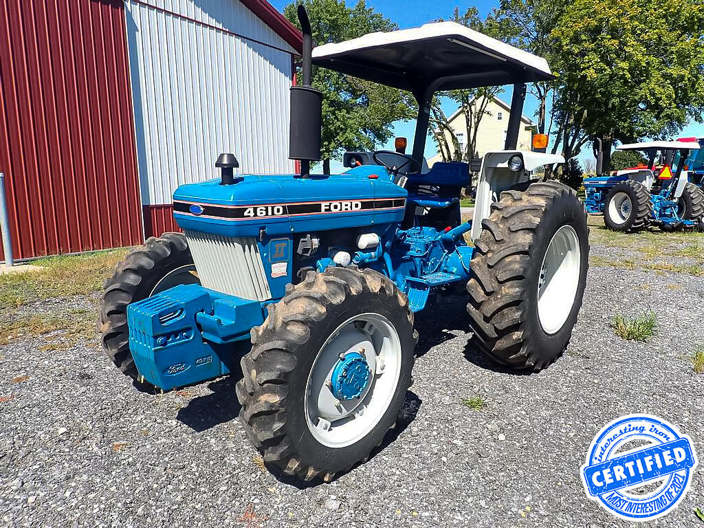 Ford 4610 Series II prepped for auction