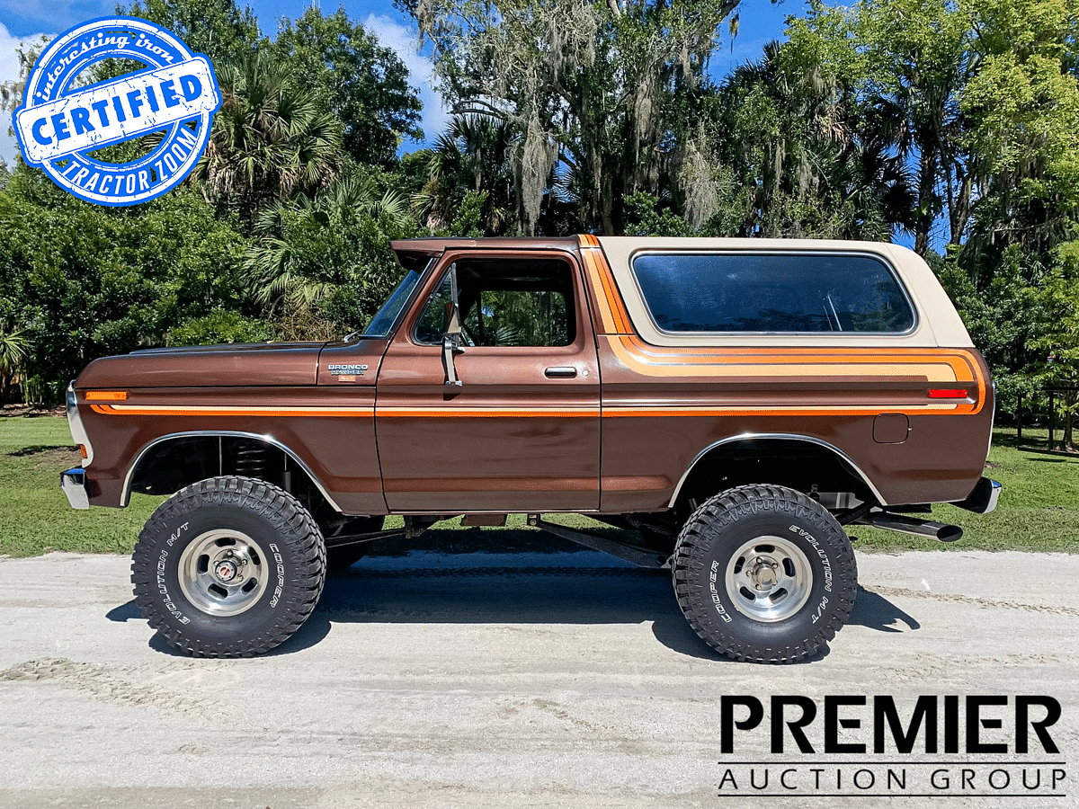 1978 Ford Bronco prepped for auction
