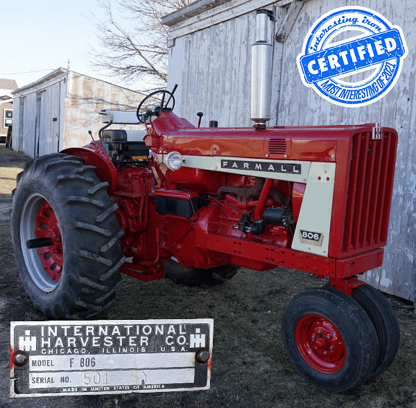 Farmall 806 Serial Number 1