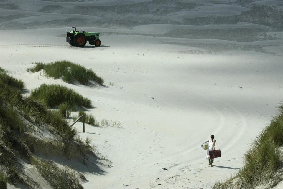 tractor girl leaving