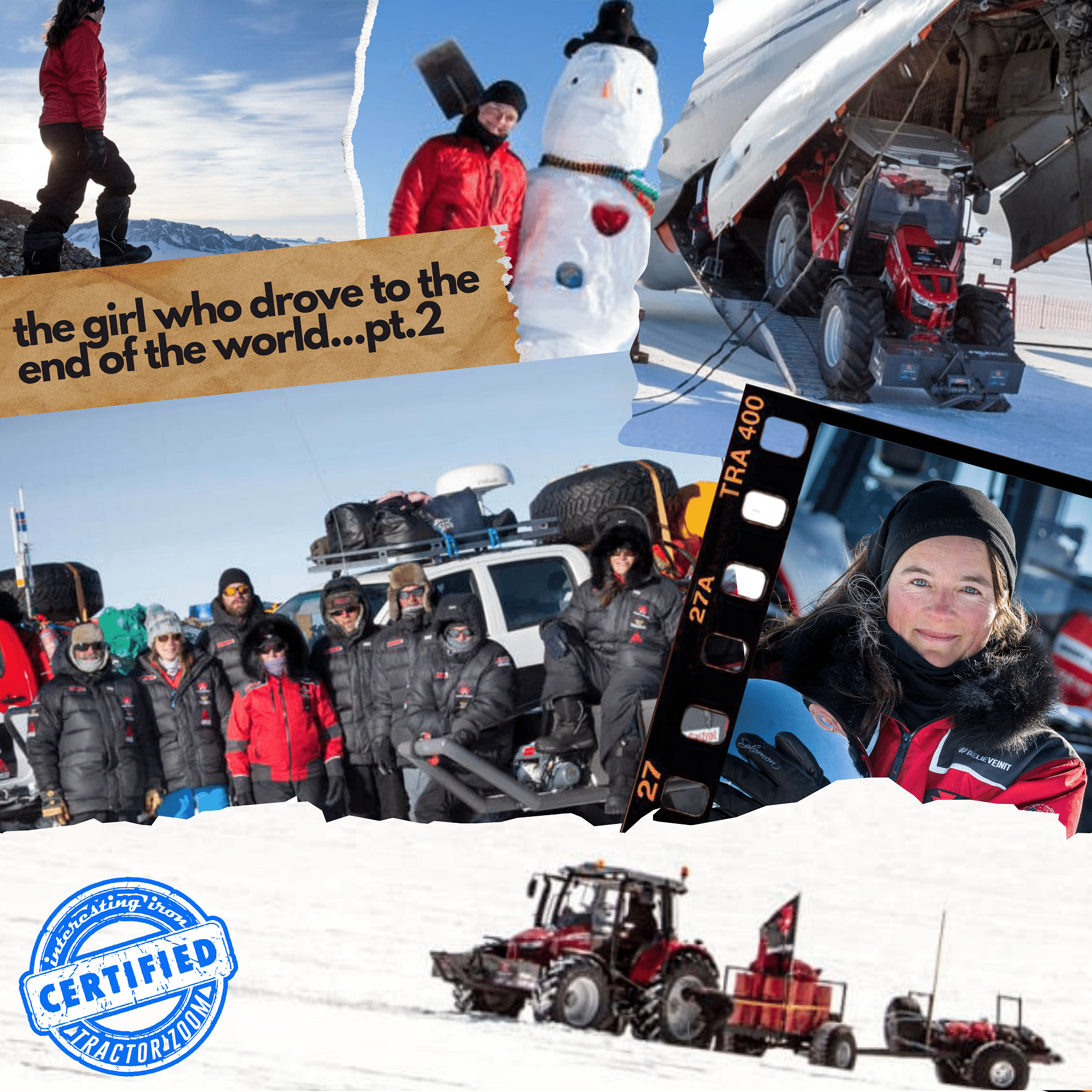 tractor girl massey ferguson antarctica