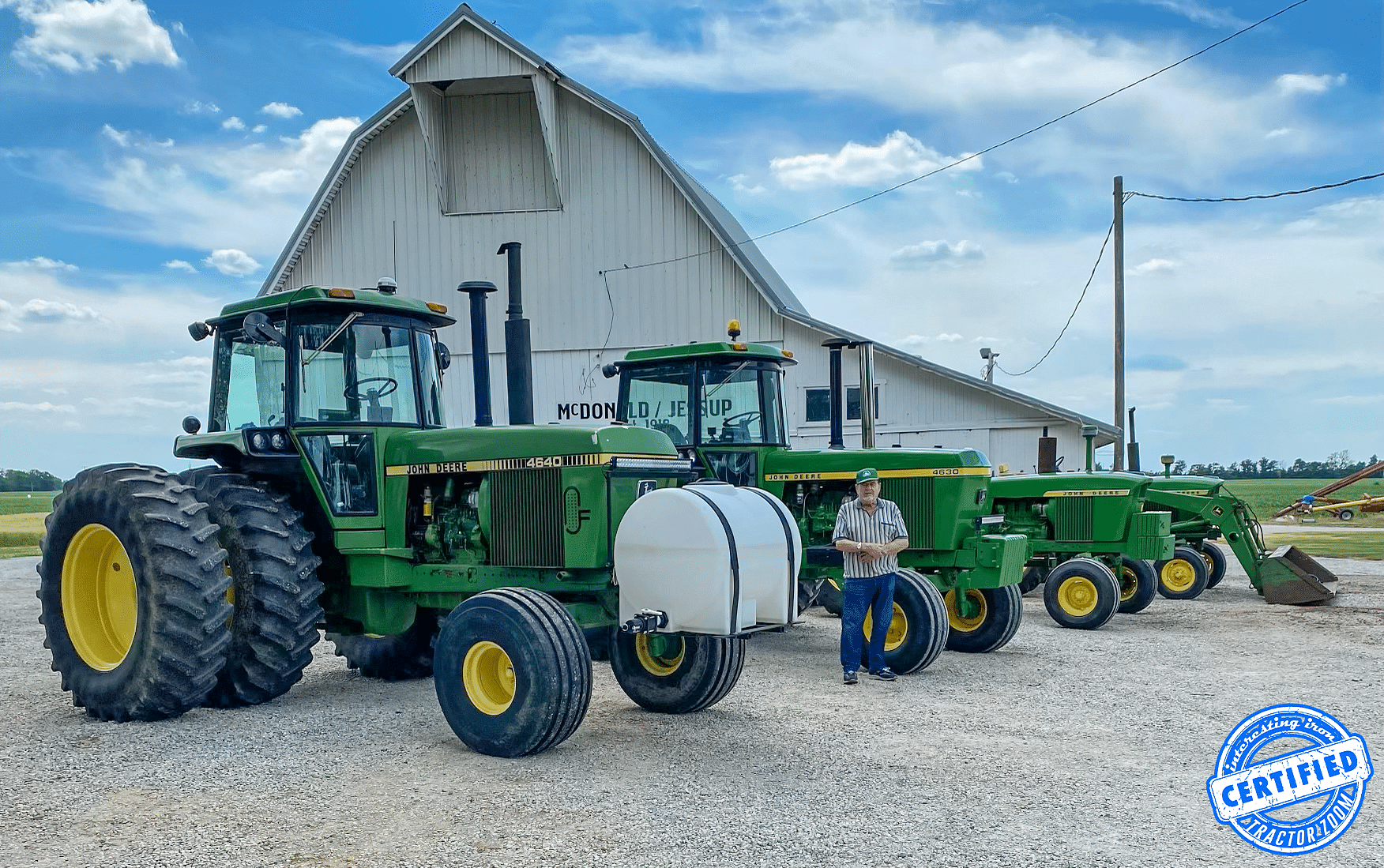 recreating grandpa's tractor photo