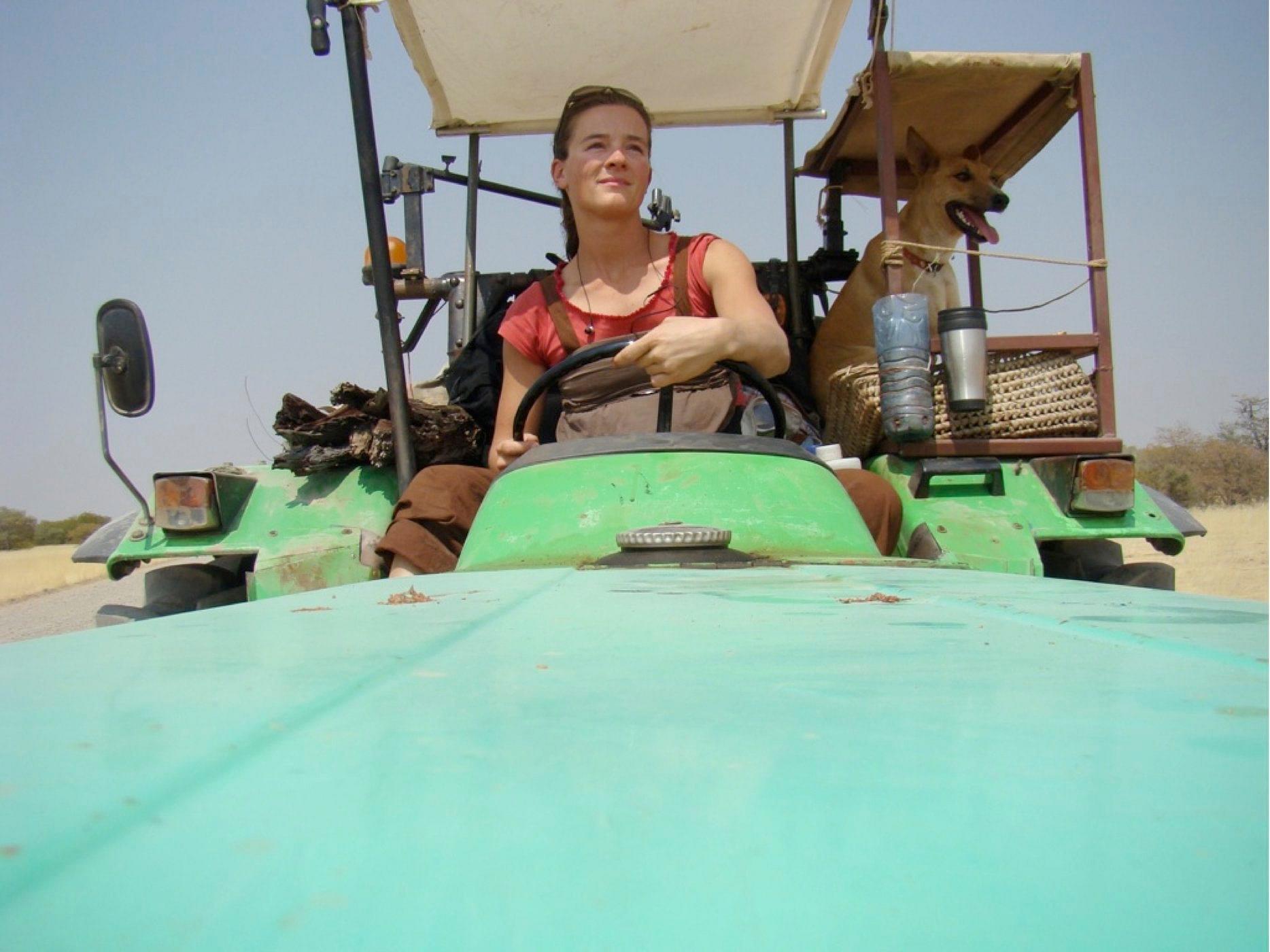 Somewhere In Africa driving a deutz d6806