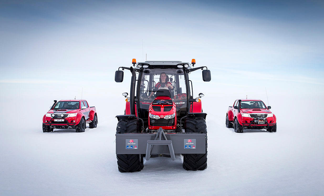 Massey Ferguson 5610 And Toyota Arctic Trucks