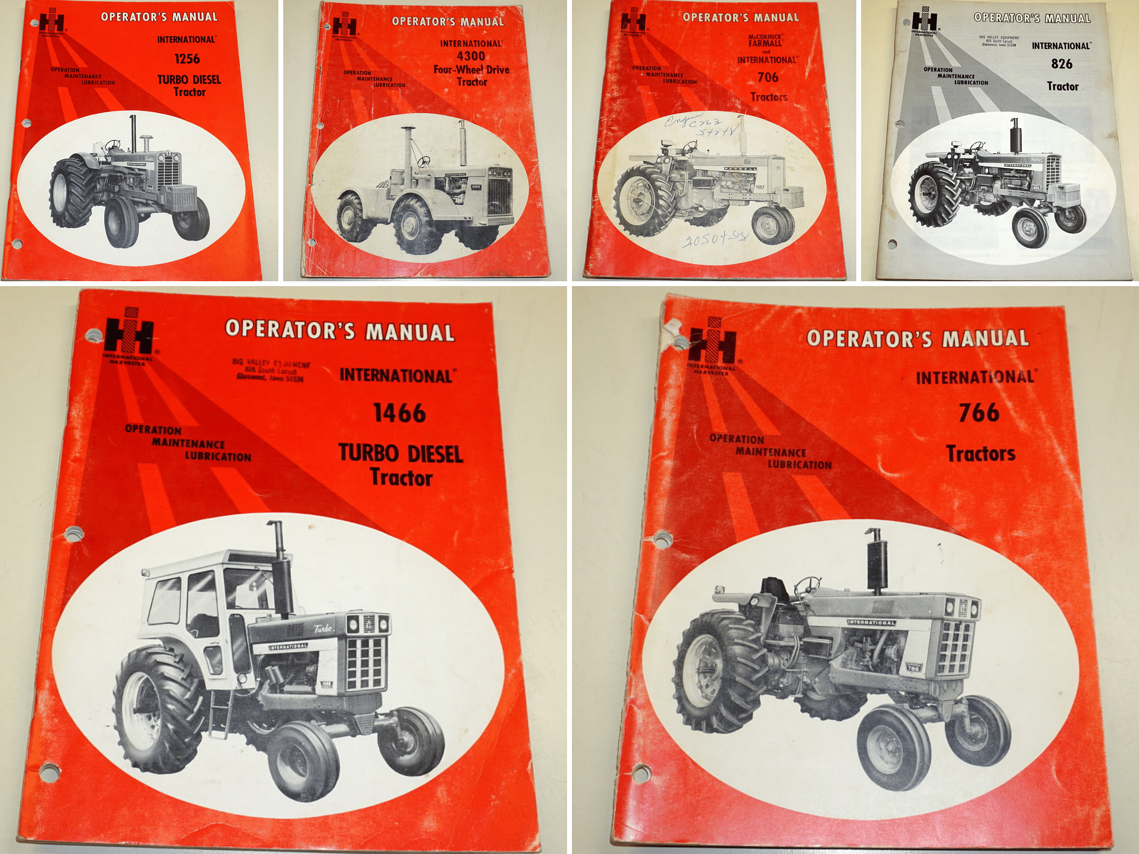 Farmall Land Manuals