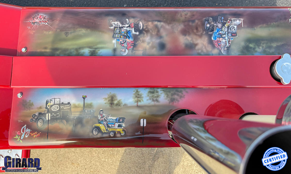 mini farmall 1206 mural by vilio