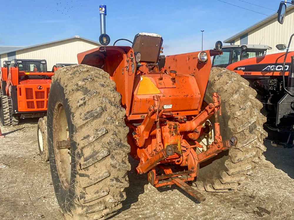 tractor rear end showing PTO and 3-point hitch