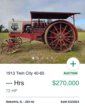 May Auction Compact Tractor