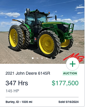 May Auction Utility Tractor