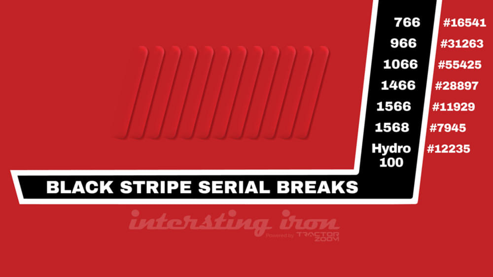 Black Stripe Serial Breaks