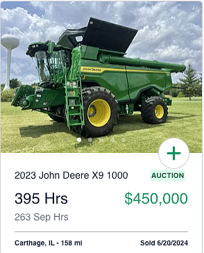 John Deere X9 1000