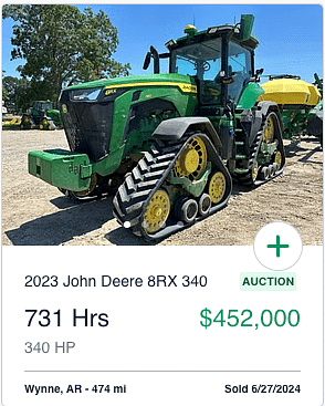 John Deere 8RX 340 tractor