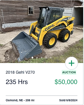 Gehl V270 Skid Steer 