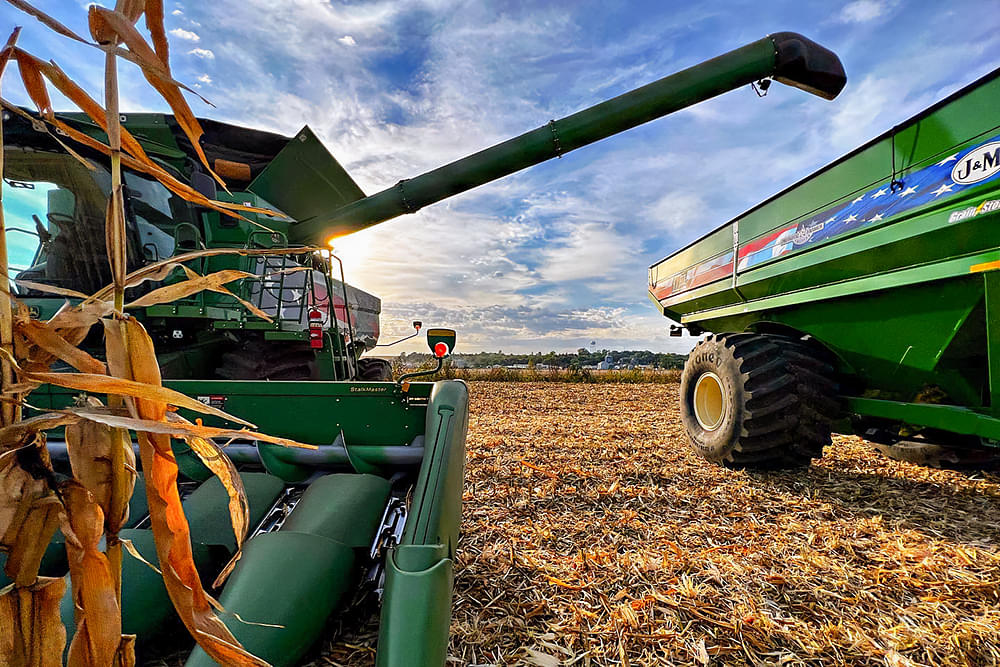 Nebraska corn harvest 2022