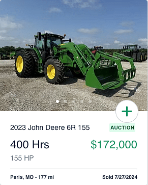 JD 6r 155 Utility