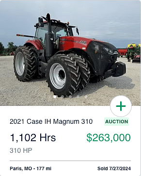 Row Crop Case IH Magnum 340