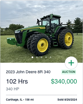 John Deere 8R 340 Row Crop Tractor