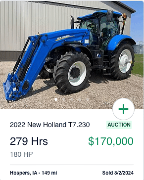 New Holland T7.230 Utility Tractor