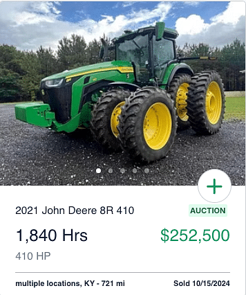 John Deere 8R 410