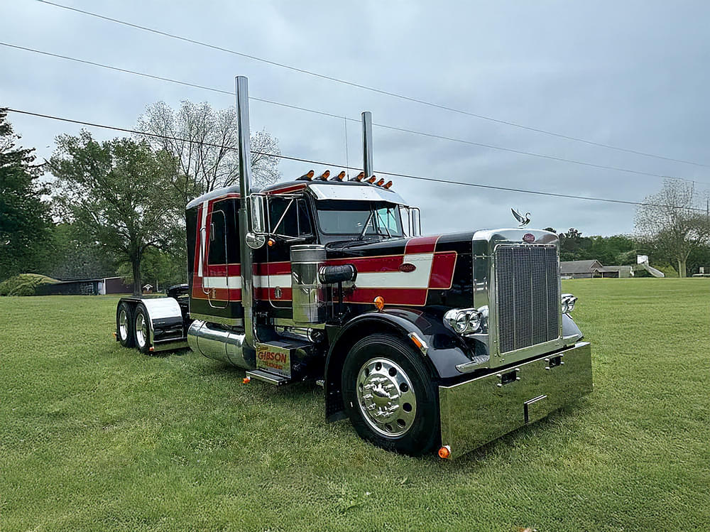 most interesting iron - 1986 Peterbilt 359 - Purple Wave