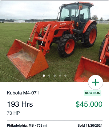 Kubota M4 071