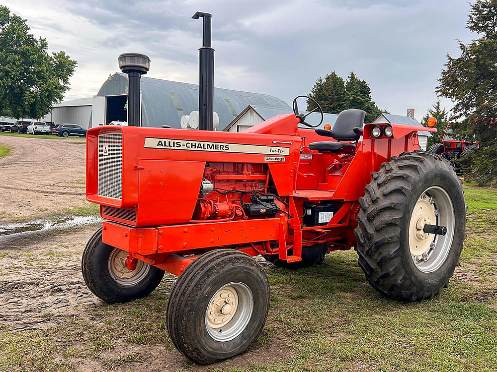 Allis Chalmers 210 on a Nebraska farm equipment auction