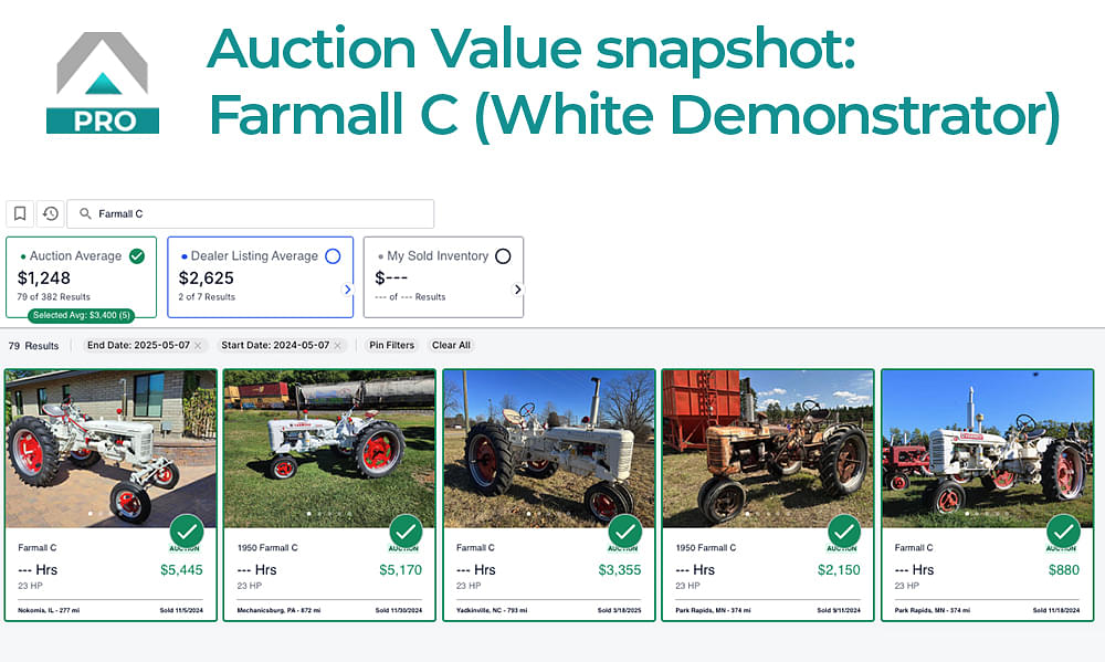 Tractor Zoom Pro Value Snapshot White Demo