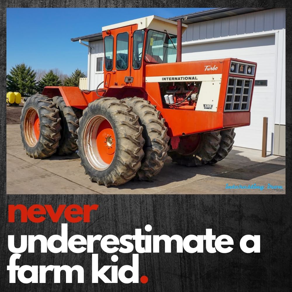 IH 4366: Never Underestimate a Farm Kid - Tractor Zoom