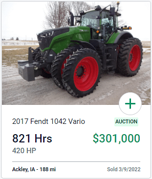 2017 Fendt 1042 Vario