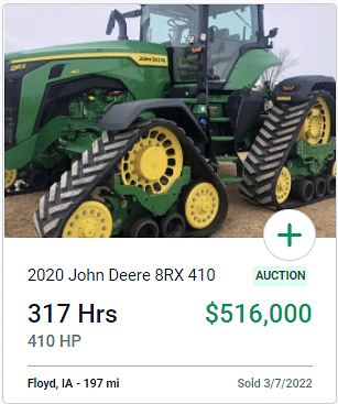 2020 John Deere 8RX 410