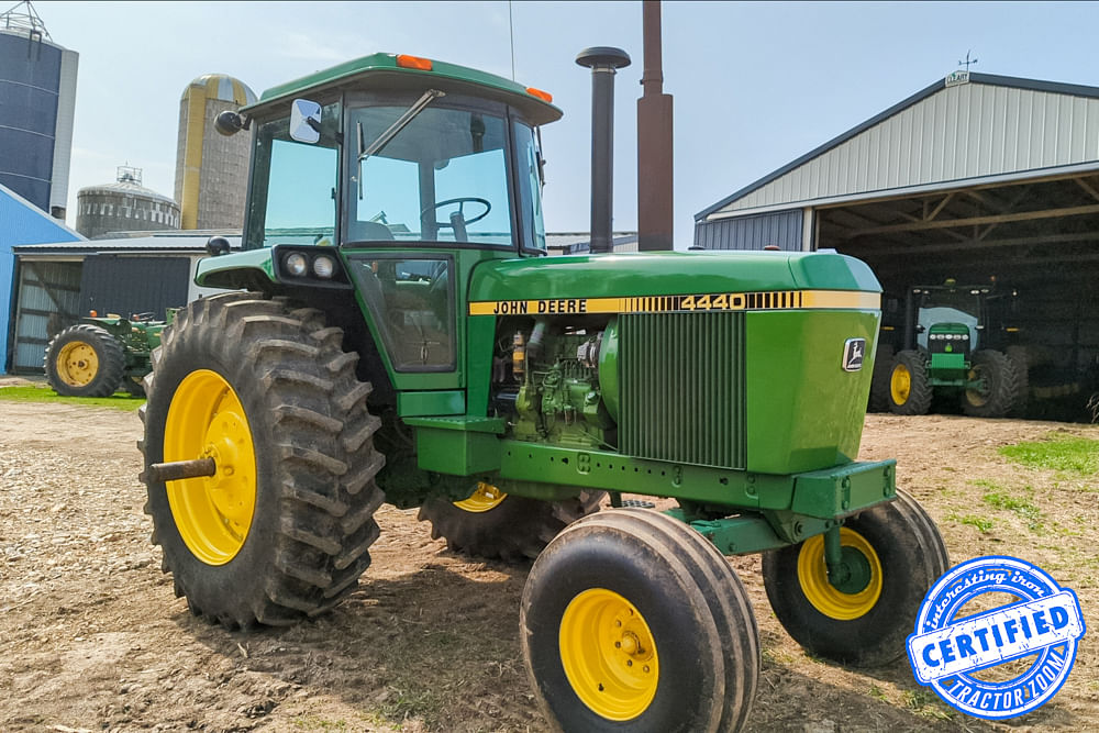 John Deere 4440 on a farm in Wisconsin