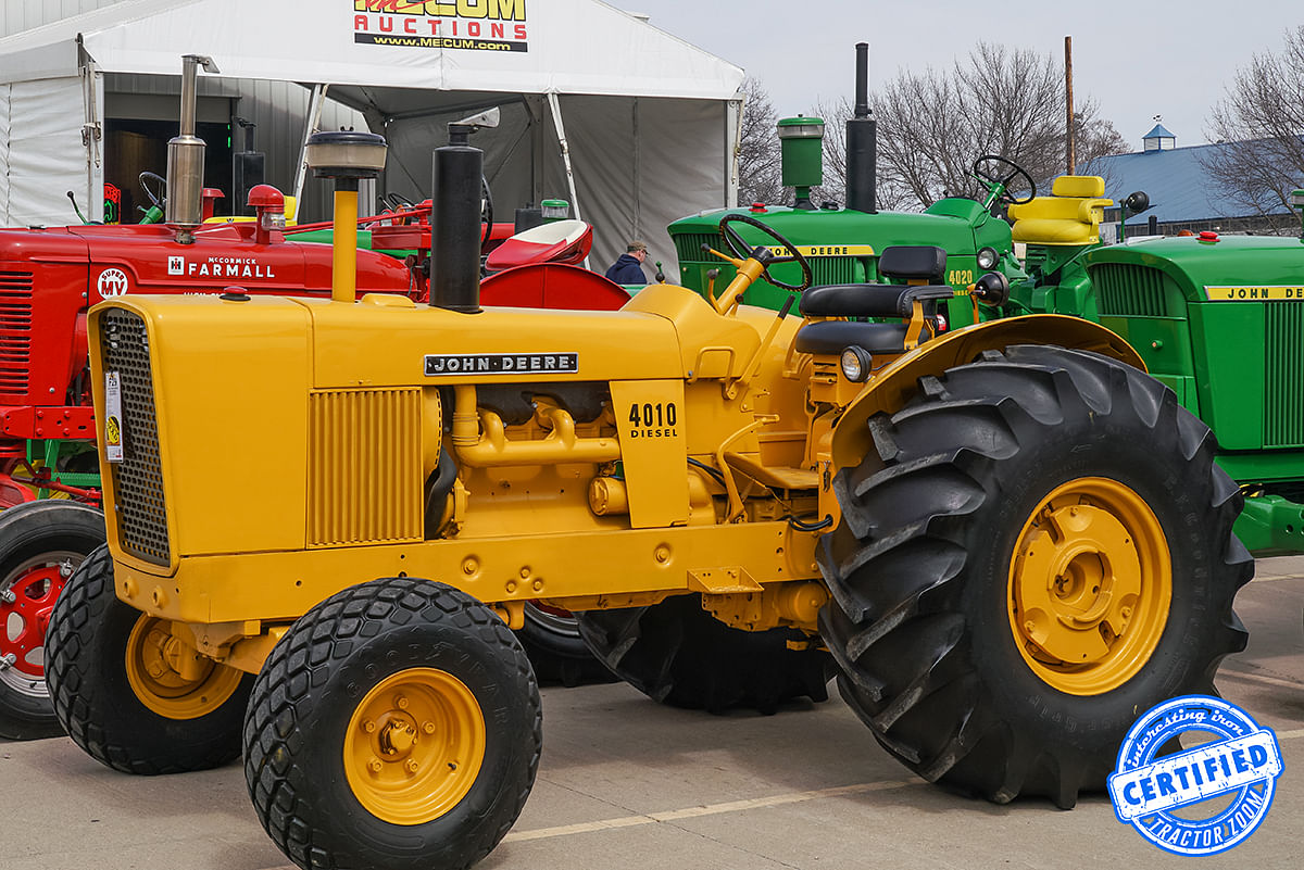 John Deere industrial at an Iowa collectors auction