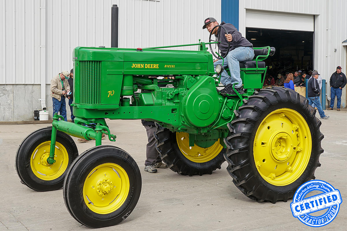 John Deere 70 High Crop Diesel at auction