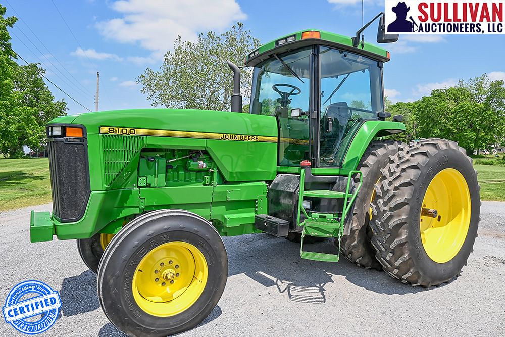 John Deere 8100 at an IL estate auction