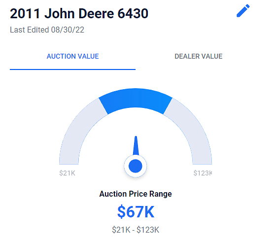 John Deere 6430 Tractor Auction And Retail Value