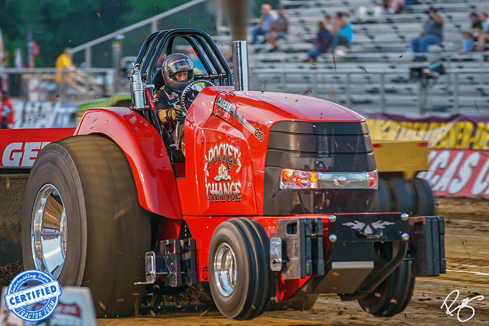 Pocket Change Super Farm pulling tractor