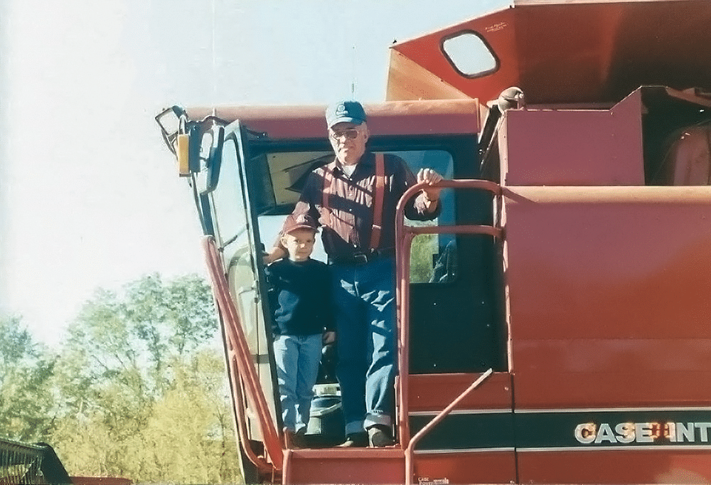 Sam & Grandpa Luke Combine