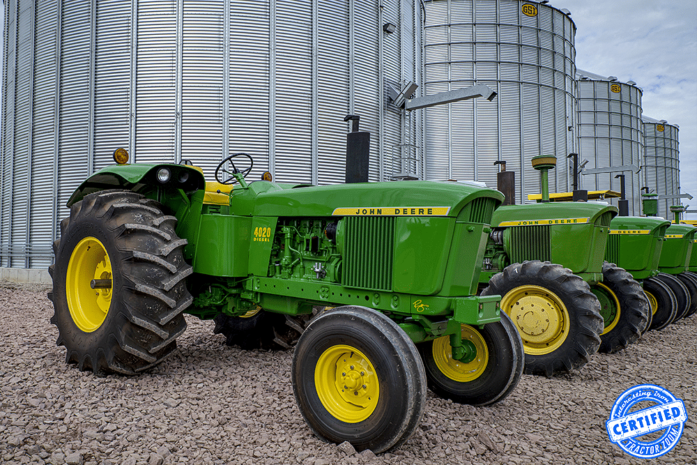 John Deere open-station 4020 tractors