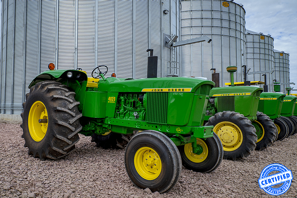 John Deere open-station 4020 tractors