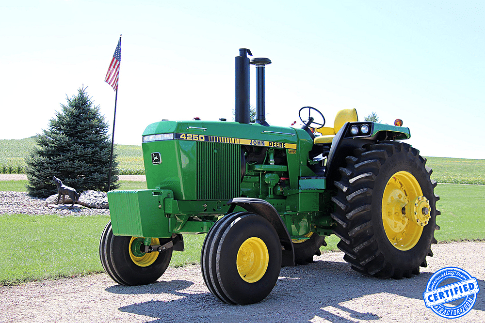 John Deere 4250 open-station iron horse